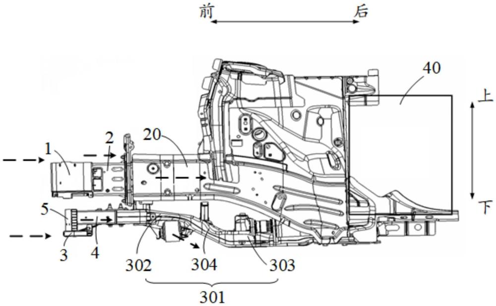 車輛前艙的防撞橫梁總成、車輛的車身總成以及車輛的制作方法