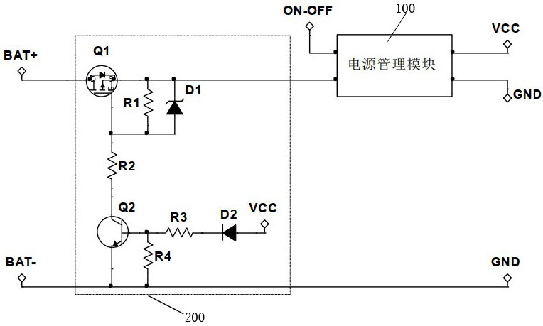 一種保持低待機(jī)靜態(tài)電流的防反保護(hù)電路及控制方法與流程