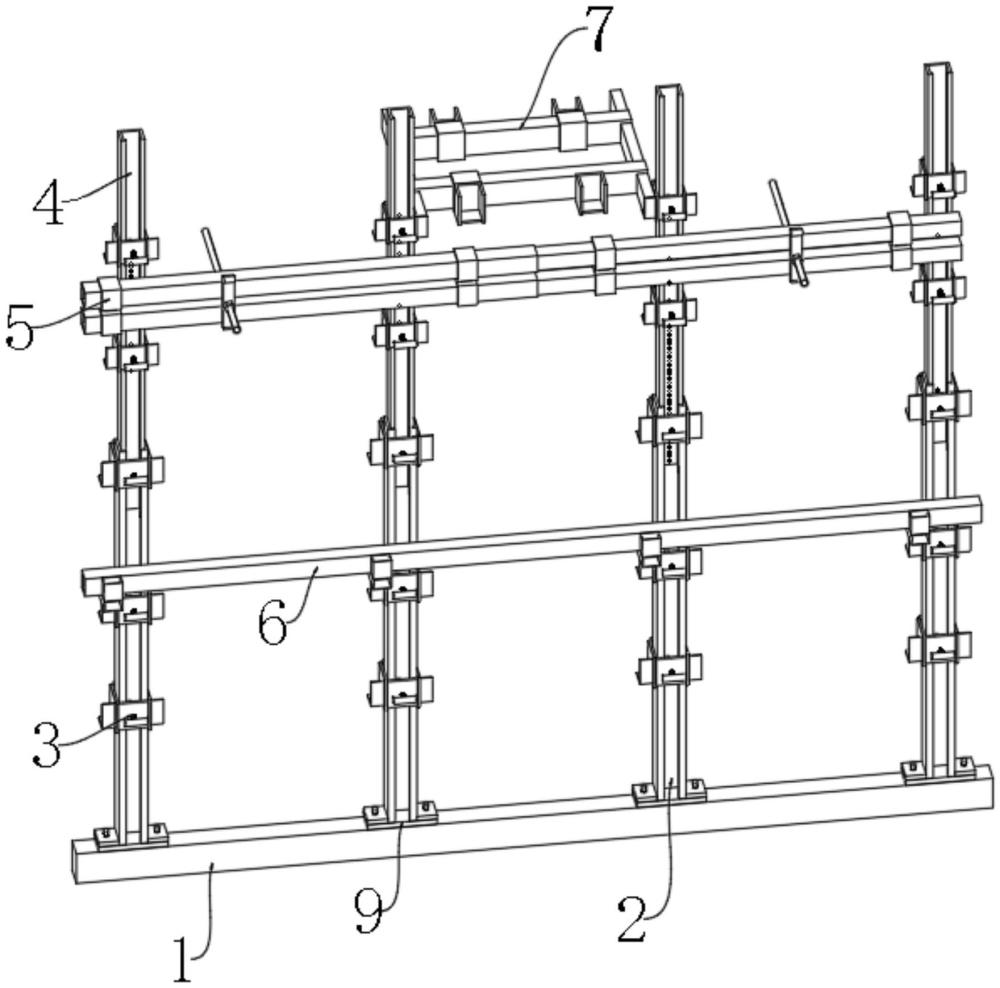 一種建筑模板可調(diào)節(jié)支撐架的制作方法