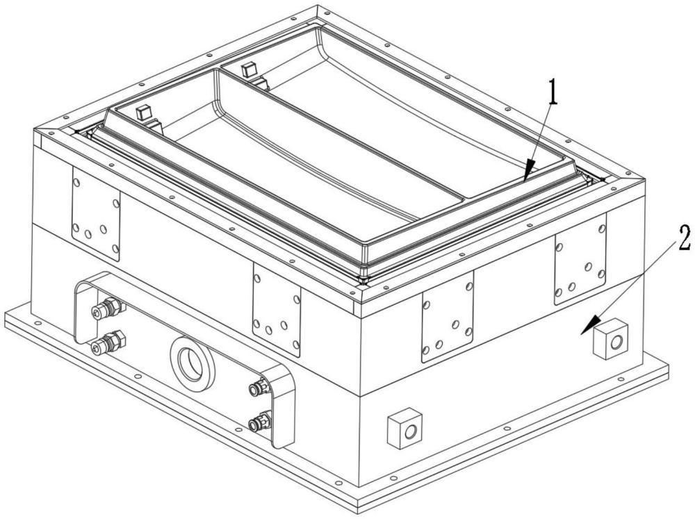 一種冰箱門膽成型模具門封成型無輔模機(jī)構(gòu)的制作方法