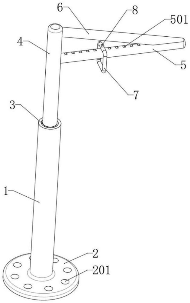 一種油站電機(jī)維護(hù)用吊裝裝置的制作方法