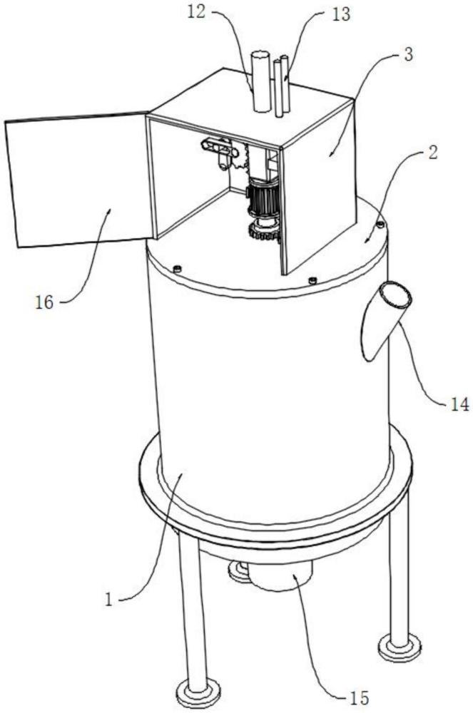 一種聚合物水泥防水涂料加工設(shè)備的制作方法