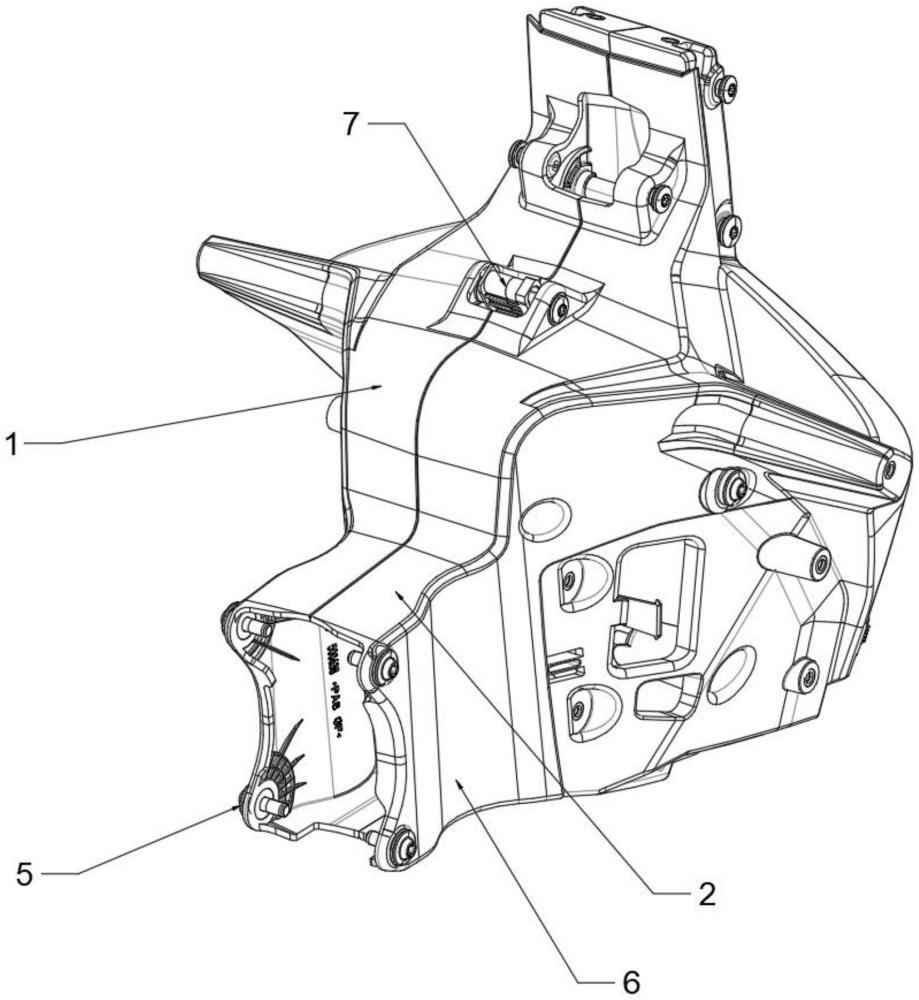 摩托車前支架及車輛的制作方法