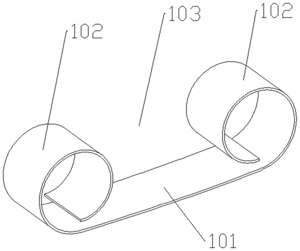 一種安裝卡扣以及線條燈具安裝結(jié)構(gòu)的制作方法