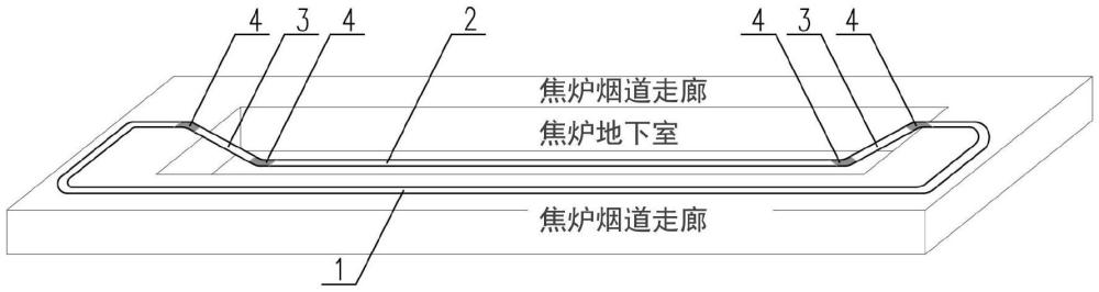 一種用于焦?fàn)t巡檢機(jī)器人的分層軌道及巡檢方法與流程