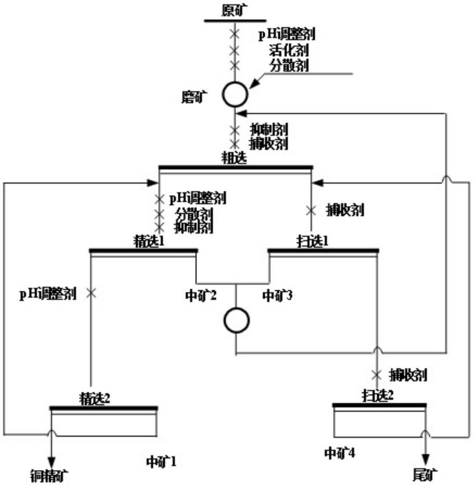 一種處理高滑石含量高硫銅礦的高效分離方法與流程