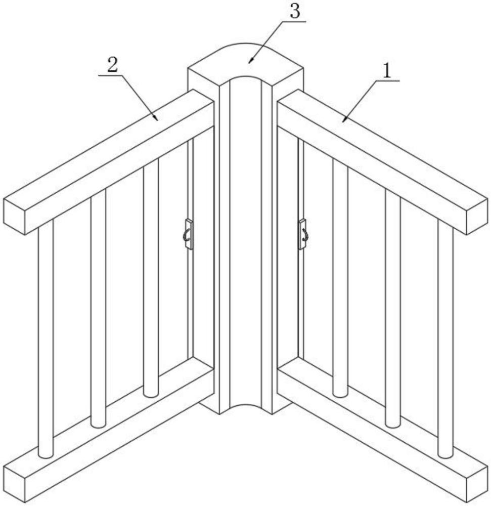 一種建筑欄桿骨架連接結(jié)構(gòu)的制作方法