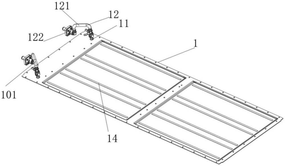 一種電池包用液冷結(jié)構(gòu)及具有該液冷結(jié)構(gòu)的液冷式電池包的制作方法