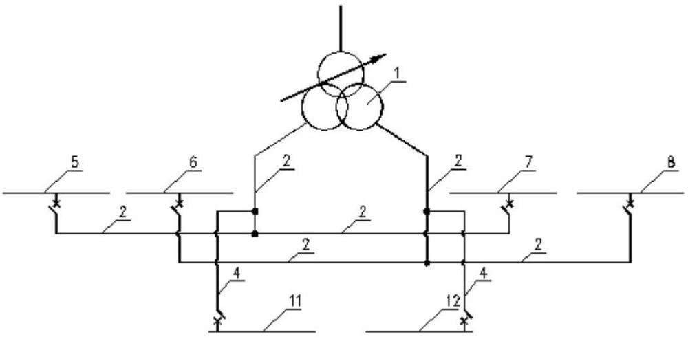 一種用于火力發(fā)電廠的電極鍋爐供電接線結(jié)構(gòu)的制作方法