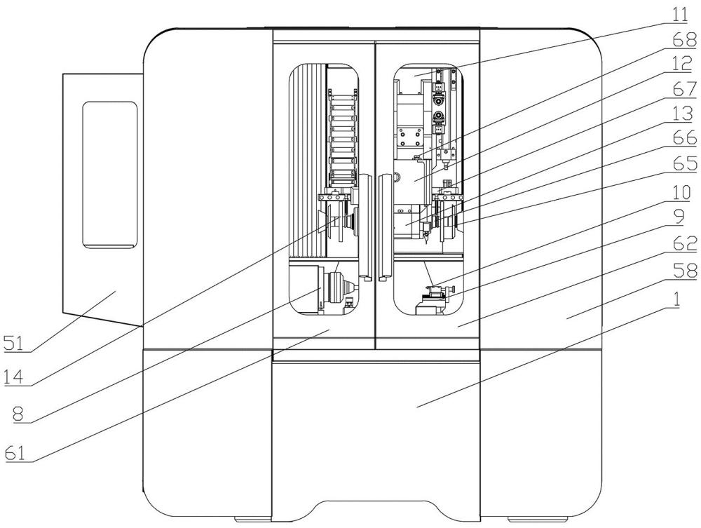 自動化上下料的雙料盤工具磨床的制作方法