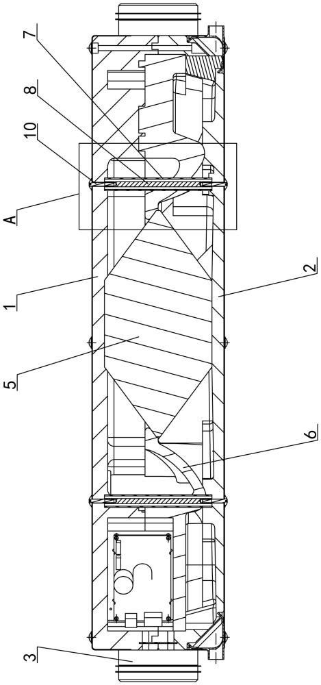 EPP新風(fēng)機(jī)上下機(jī)殼和蓋板的固定結(jié)構(gòu)的制作方法