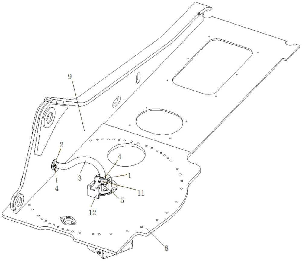 一種電動(dòng)挖掘機(jī)高壓線纜保護(hù)結(jié)構(gòu)的制作方法