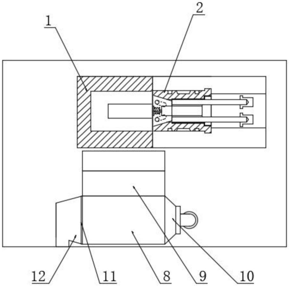 一種采血針針座的模具結(jié)構(gòu)的制作方法