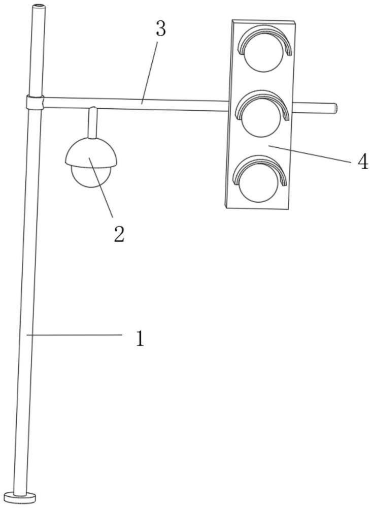 一種可調(diào)節(jié)安裝角度的交通燈的制作方法