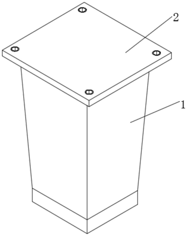 一種帶有自動(dòng)旋轉(zhuǎn)并鎖定功能的沙發(fā)腳的制作方法