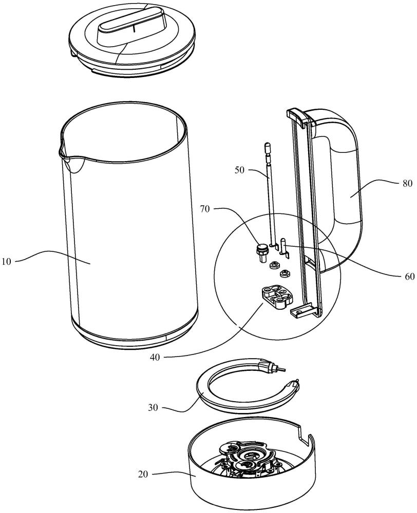 一種具有多功能探頭組件的電熱壺的制作方法