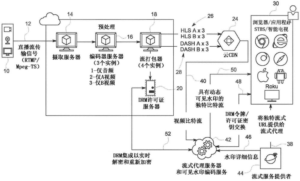 用于流媒体视频的动态视觉水印的制作方法