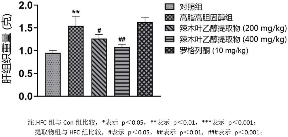 辣木叶乙醇提取物改善代谢相关脂肪性肝病的应用