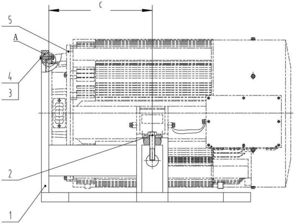 一种牵引电机安装接口多功能检测用新型定性检具的制作方法