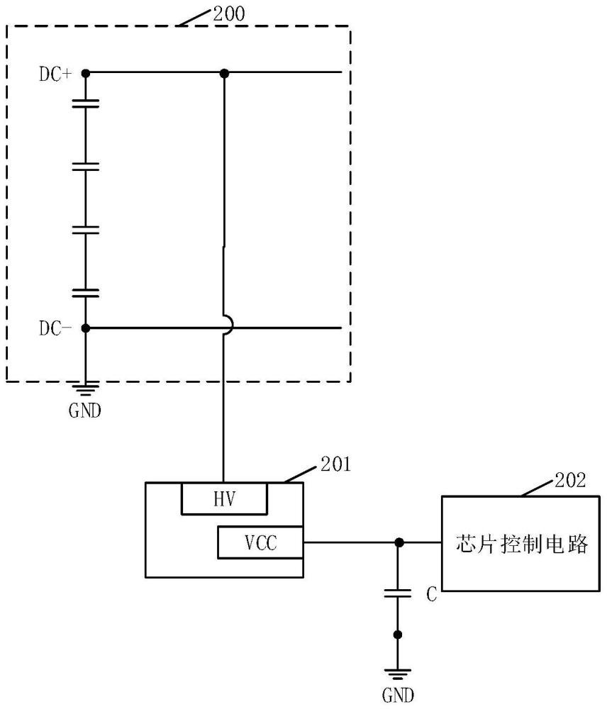 芯片控制电路和电源电路的制作方法