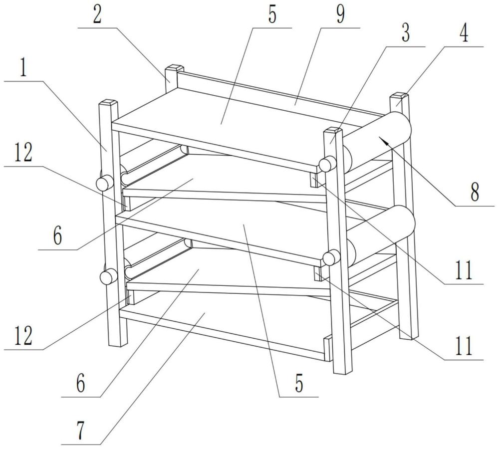 一种便于存放管材的仓库存放架的制作方法