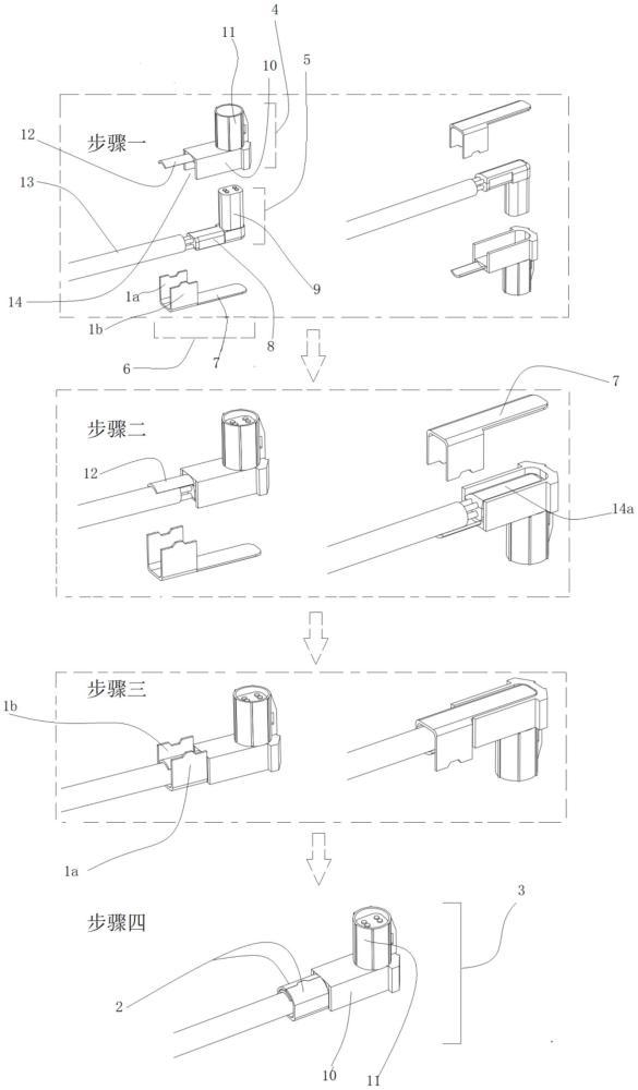 一种弯头线束装配工艺系统及其弯头线束的制作方法