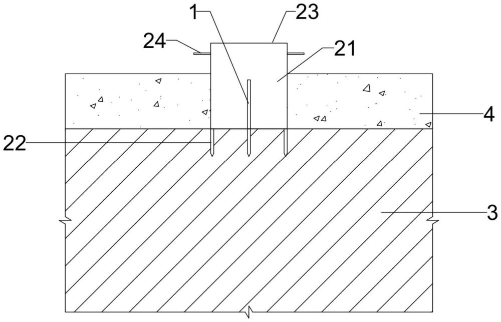一種基礎墊層預留抗浮錨桿成孔位置的施工系統及方法與流程