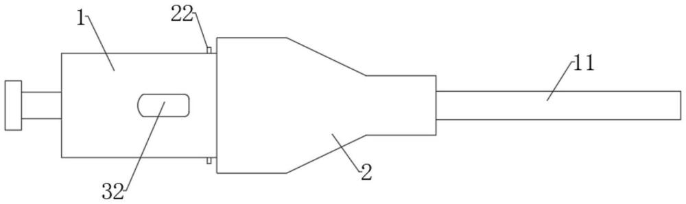 一种光纤跳线加工的内部光纤插入组件的制作方法