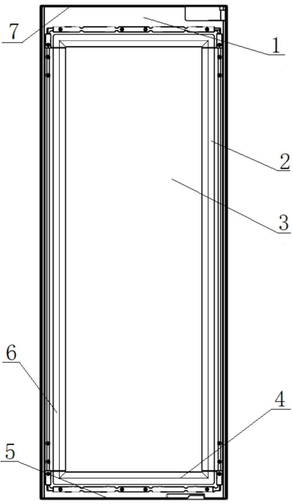 一种冰箱用多功能的中空玻璃门体的制作方法