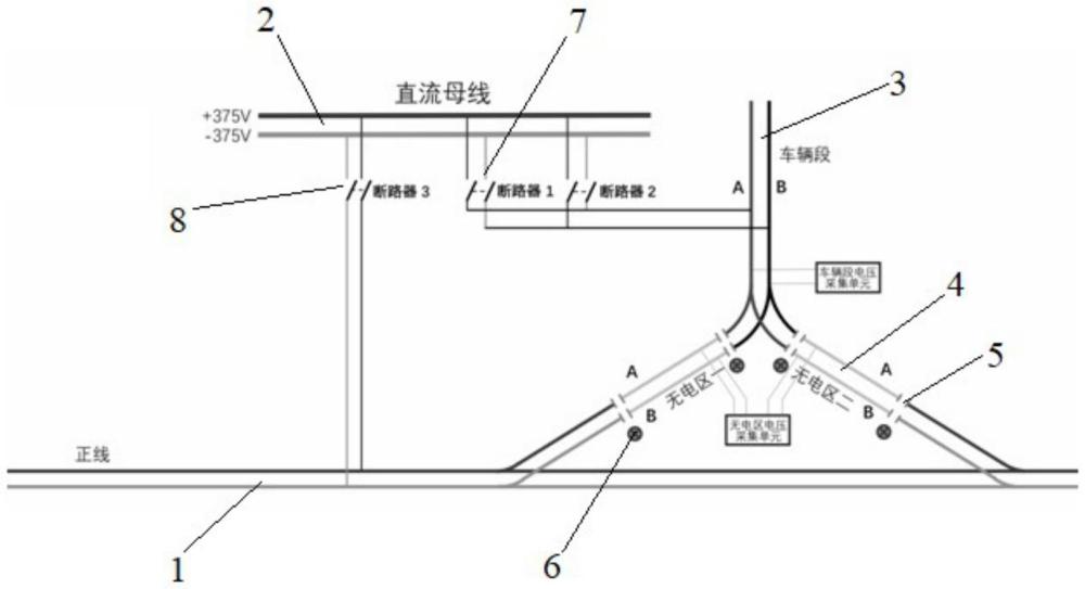 一種APM直流牽引供電系統(tǒng)岔線極性轉(zhuǎn)換電路的制作方法