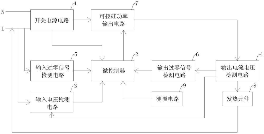 一种带输出反馈的发热元件的控制电路及热水壶的制作方法