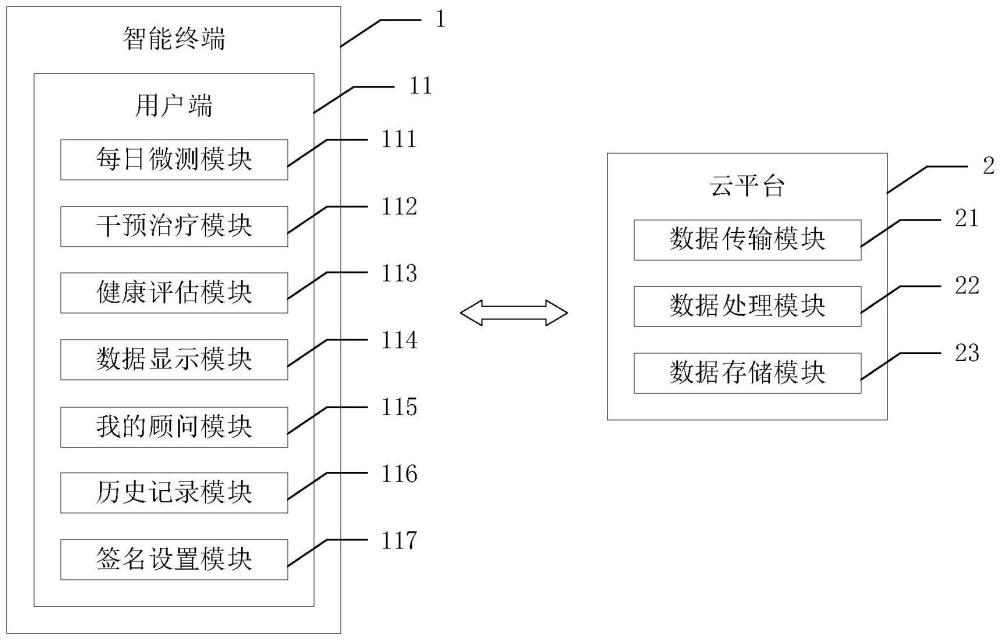 一种慢性心力衰竭智能评估及干预治疗系统