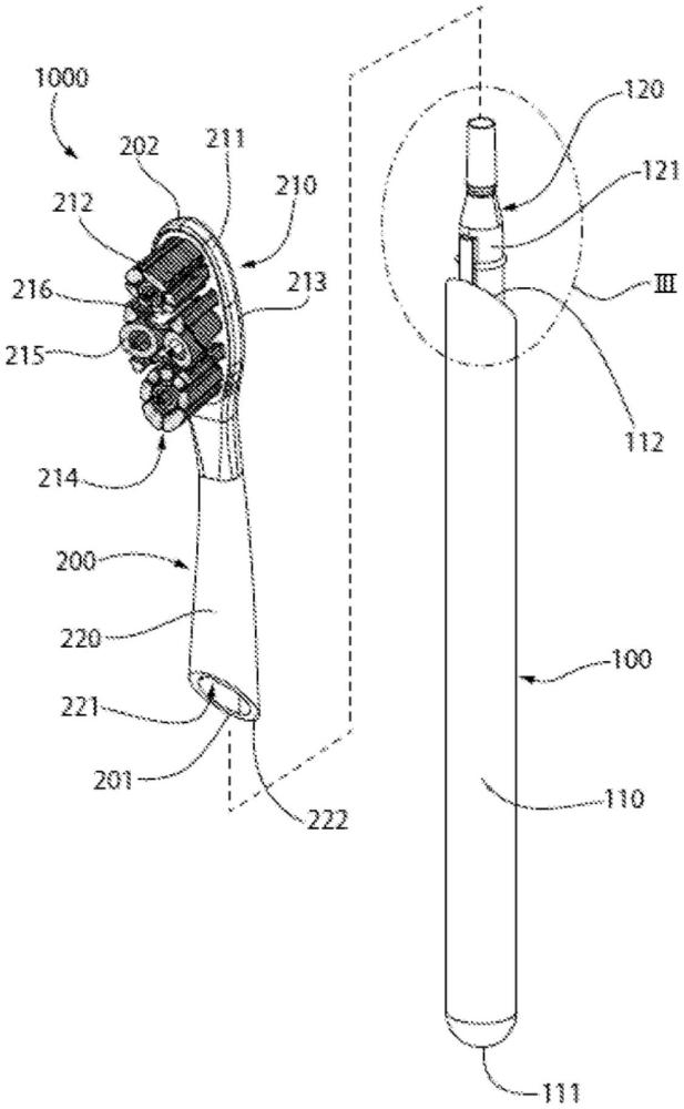 口腔护理器具、其手柄和其口腔护理替换刷头的制作方法