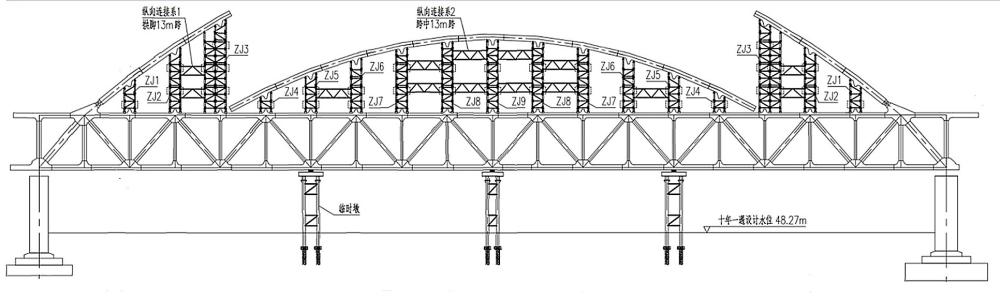 一種無配切段拱肋精調合龍裝置及其施工方法與流程