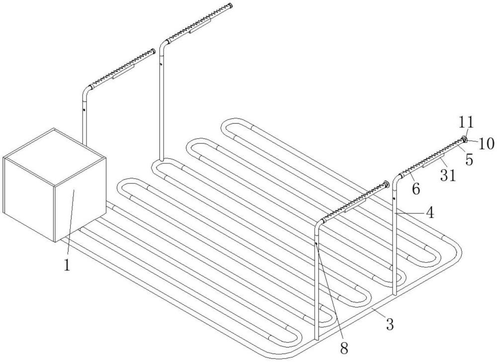 一種節(jié)能型的房建施工用噴淋裝置