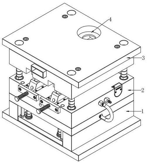一種空調(diào)出風口的注塑模具的制作方法