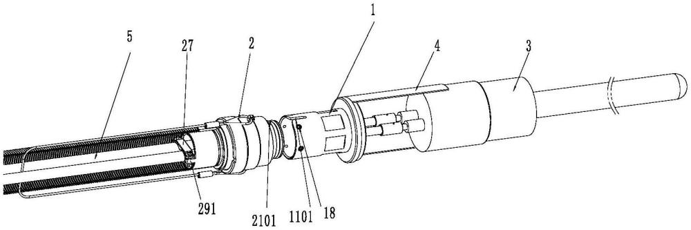 一種用于一體化小型堆穩壓器電加熱器的快速接插件組件的制作方法