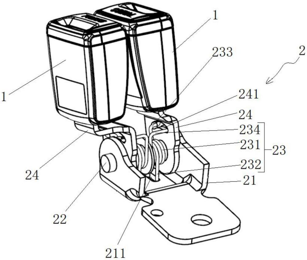 安全帶鎖扣及車輛的制作方法