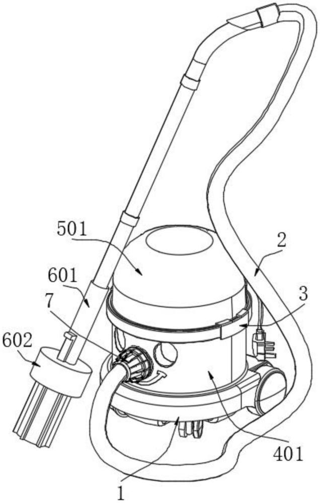 一種建筑施工用建筑內的智能吸塵裝置的制作方法