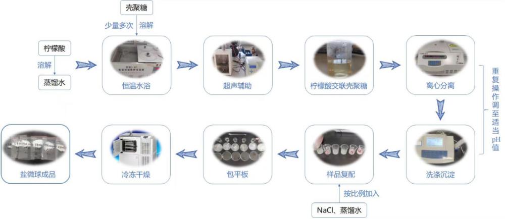 一種新型含殼聚糖的低鈉高鹽咸味劑的制備方法