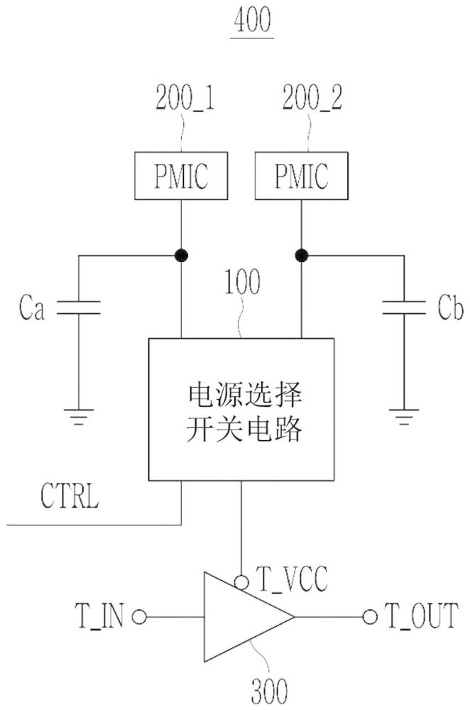 電源選擇開關電路及具有電源選擇開關電路的功率放大器模塊的制作方法
