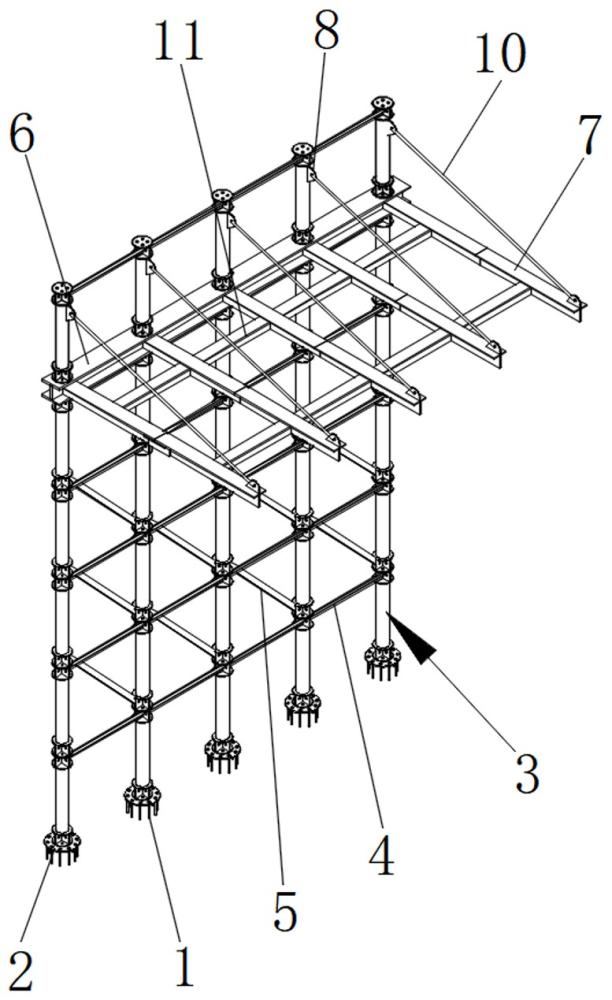 一種用于古建筑修復的罩棚的制作方法