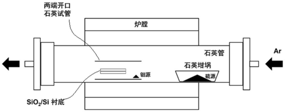一種層數可控的二維扭角MoS2及其制備方法