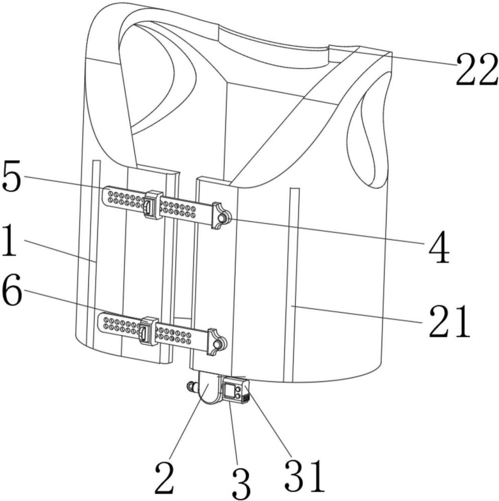 高空作業安全氣囊衣的制作方法