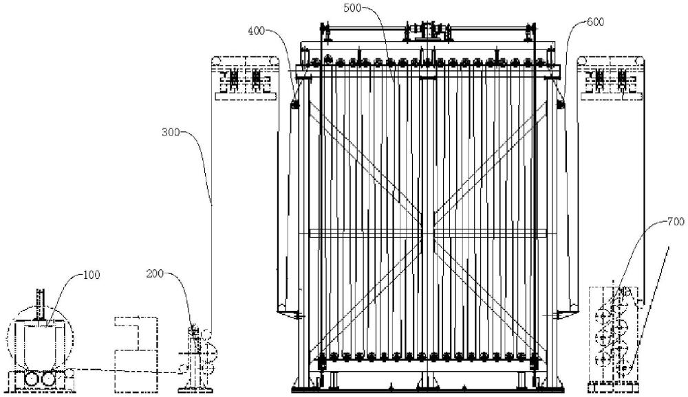 一種儲布架及浸膠機的制作方法