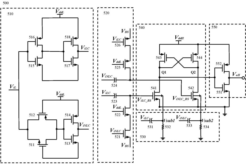 高速電平轉(zhuǎn)換電路以及芯片的制作方法
