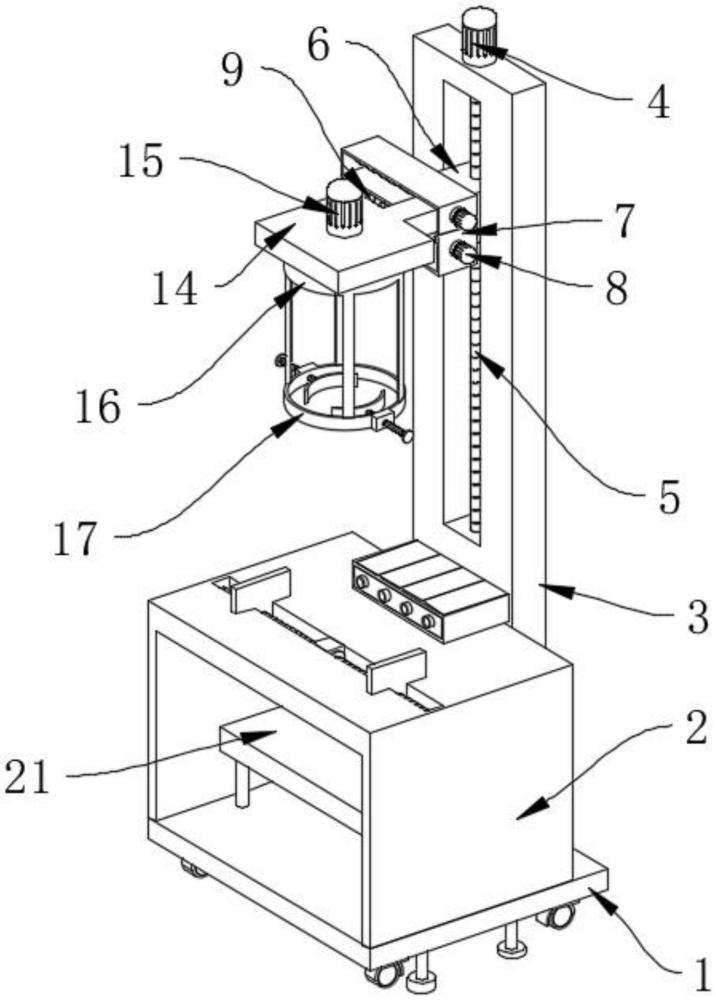 一種專(zhuān)用于快速永磁真空斷路器安裝測(cè)試的機(jī)臺(tái)的制作方法