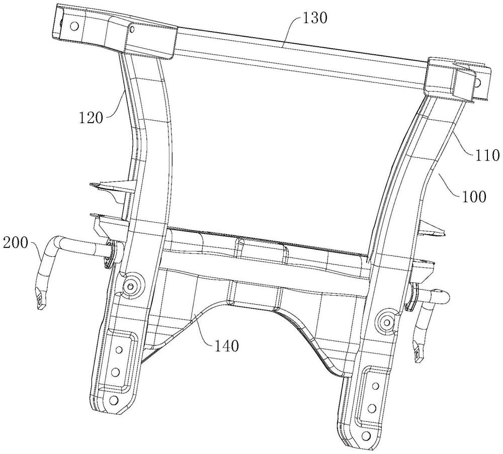 用于副車架中的穩定桿結構以及副車架和車輛的制作方法