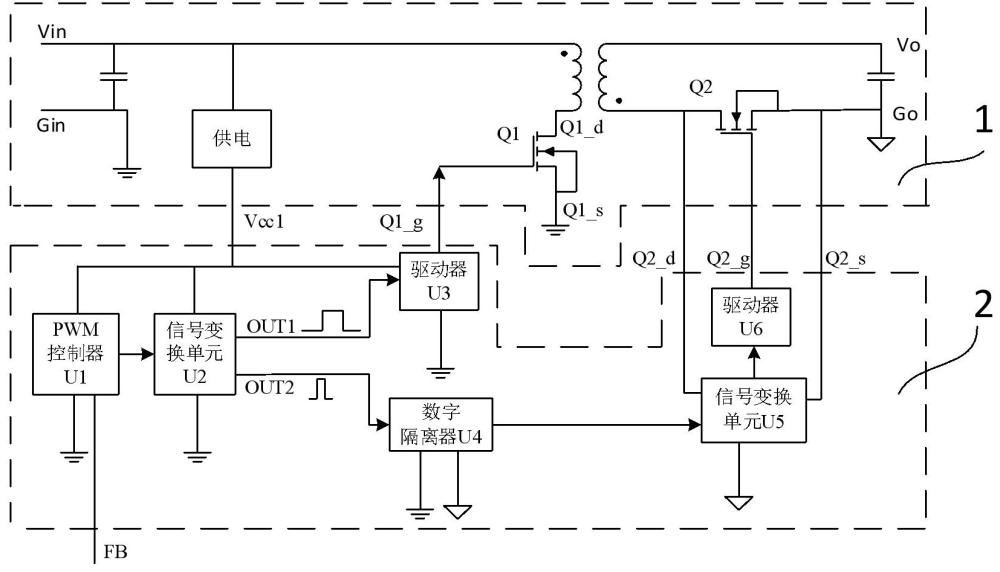 同步整流控制的反激變換器強(qiáng)制諧振軟控制電路及方法與流程