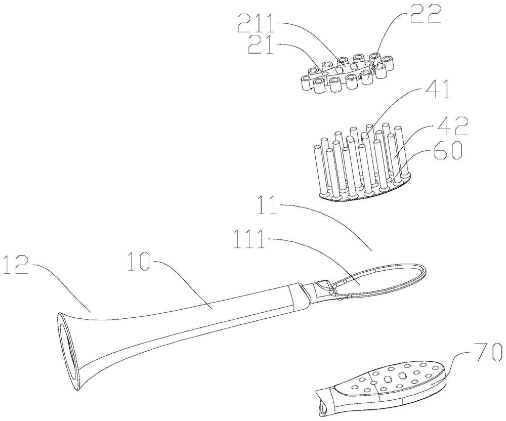 口腔護理元件及電動口腔護理器具的制作方法